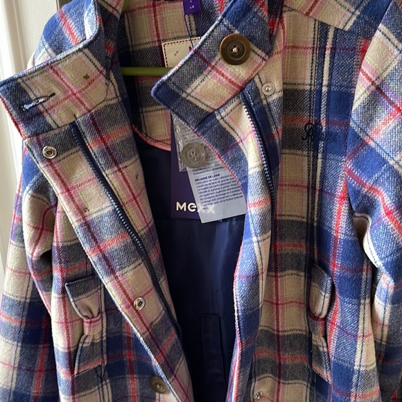 Mexx Girls Wool Blend Coat size L (7-8) BNWT - Picture 6 of 10